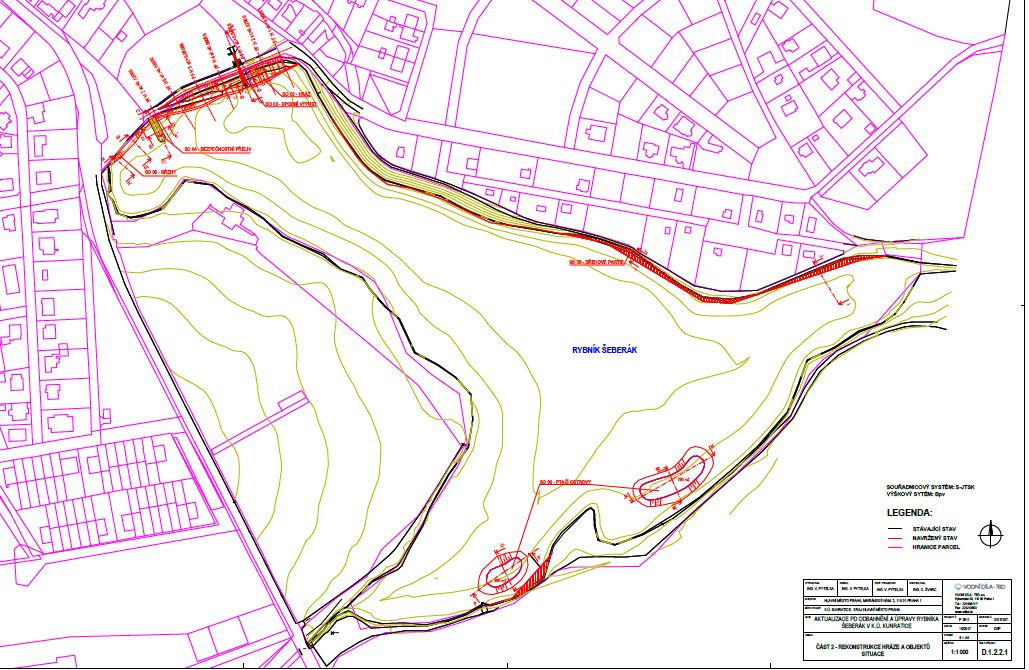Odbahnění rybníka